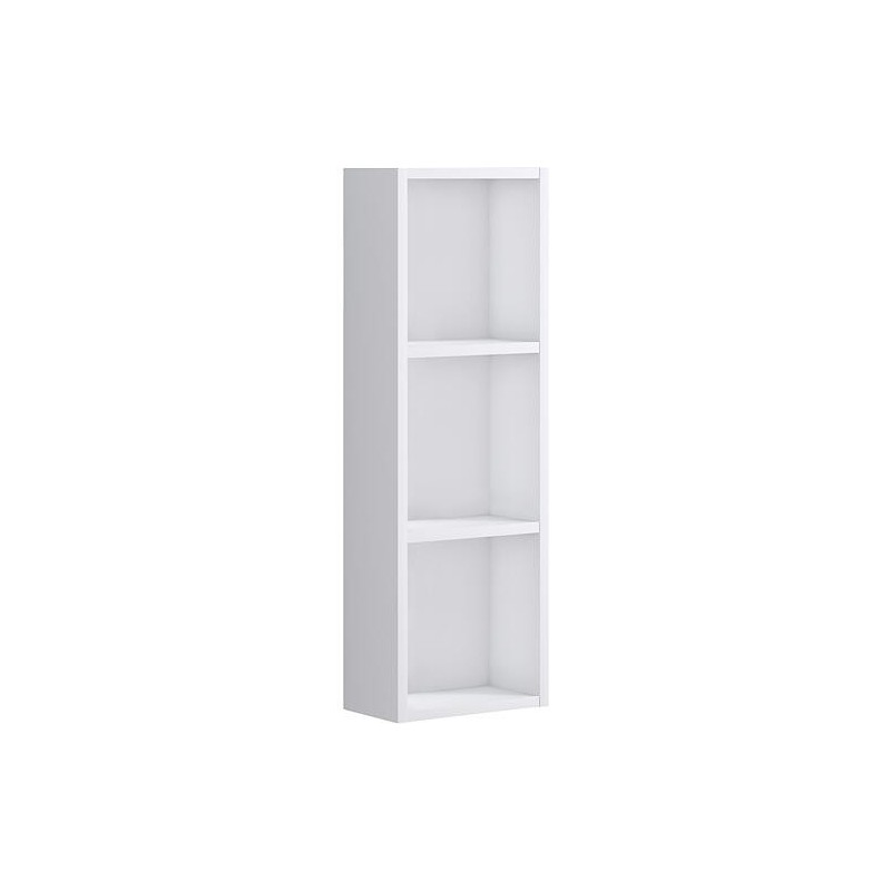 Armoire haute Kasari ouverte, blanc mat, 300x900x170mm