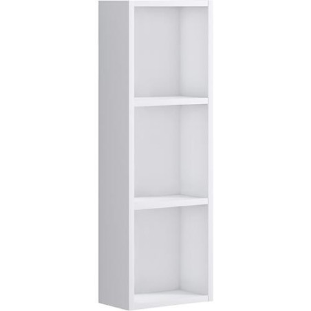 Armoire haute Kasari ouverte, blanc mat, 300x900x170mm