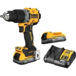 Perceuse-visseuse sans fil DeWALT DCD800E2T-QW, 18 V avec 2x 1,7 Ah Batteries Powerstack et Chargeur