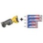 Scie sabre sans fil DeWALT 18 V DCS380NX-DE sans Batteries + Chargeurs avec 120 Lames de scie sabre (Dewalt)