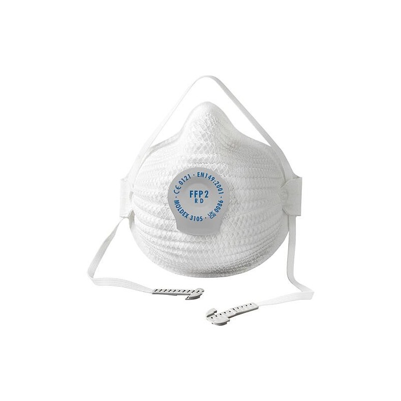 Masque de protection respiratoire FFP2 RD Air avec valve climatique UE 10 pièces