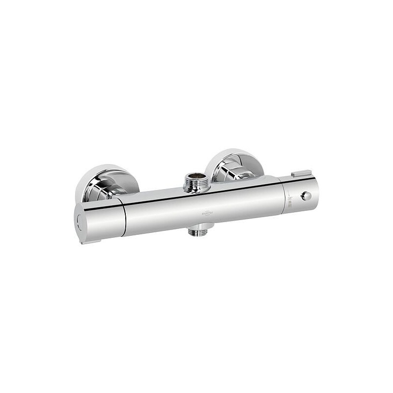 Mitigeur thermostatique de douche en saillie Rumba chromé, sortie haut DN20 3/4" et bas DN 15 1/2"