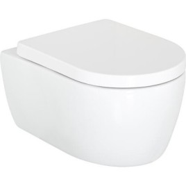 Combi-Pack SEJA WC mural à fond creux sans bride et abattant WC Kapuas softclose