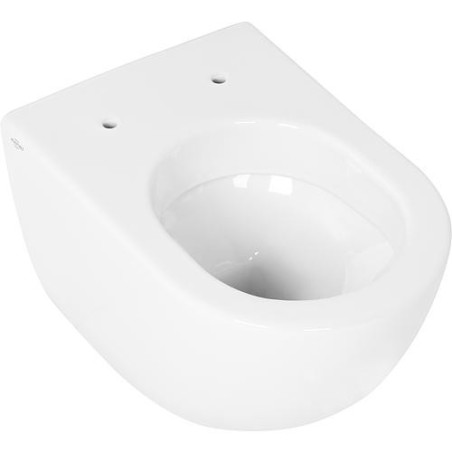 Pack combiné Elanda WC suspendu à fond creux, blanc mat, sans bord de chasse + Abattant WC Softclose