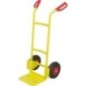 Diable WS B1125L, jaune, capacité de charge 250 kg, pneus gonflables