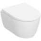 WC suspendu à fond creux Geberit ICon blanc, sans bride, avec KeraTect, lxHxP:360x378x490mm