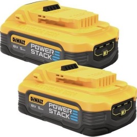 Kit batterie DeWALT 18 V avec 2x 5,0 Ah batterie Powerstack