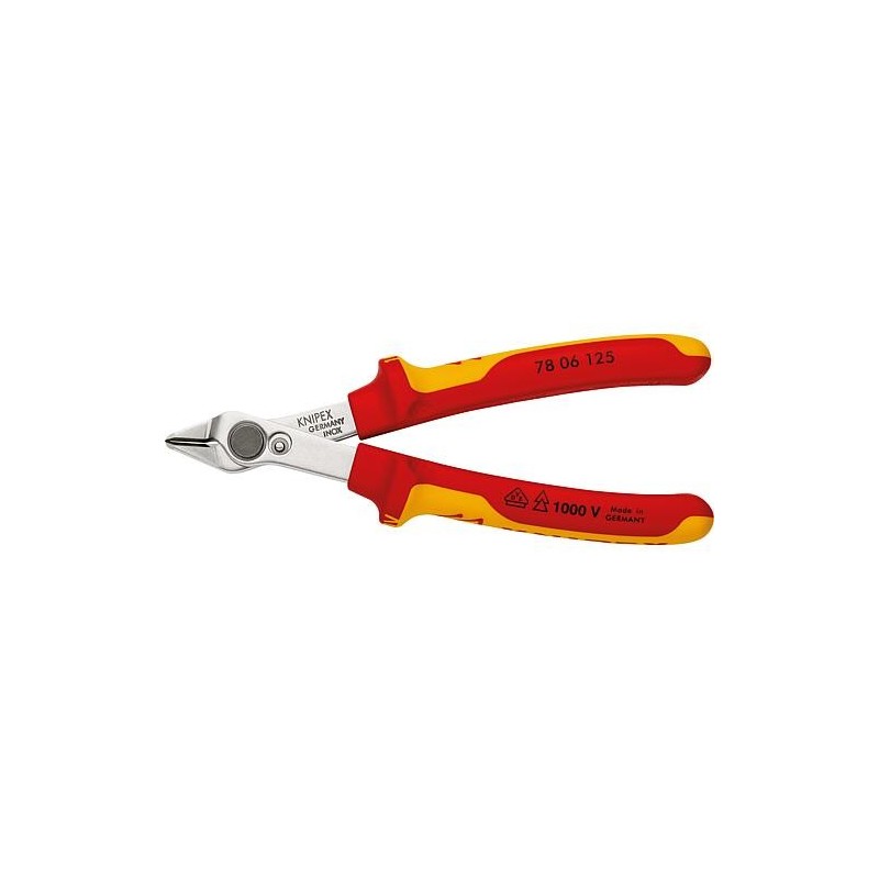 Pince coupante VDE KNIPEX Electronic Super Knips®, longueur (mm): 125