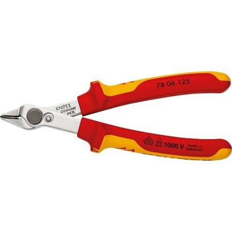 Pince coupante VDE KNIPEX Electronic Super Knips®, longueur (mm): 125