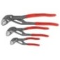 Set de pinces KNIPEX Cobra®, 3 pièces, longueur (mm): 125/250 avec pochette