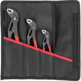 Set de pinces KNIPEX Cobra®, 3 pièces, longueur (mm): 125/250 avec pochette