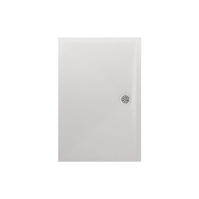 Receveur de douche Ciron fonte minérale blanc 1200x23x800 mm