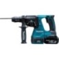 Kit Makita 18 V composé d’un Perforateur-burineur sans fil et d’une Perceuse-visseuse sans fil avec 2 Batteries 5,0 Ah +