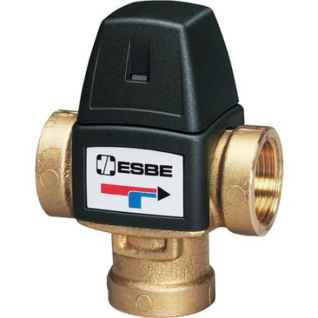 Vanne thermostatique ESBE, type VTA 321, 20-43°C, DN20 (3/4"), Kvs 1,6