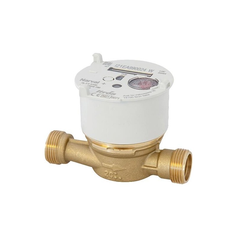 Compteur d’eau Narval+ combiné eau chaude/eau froide, DN15, longueur 110 mm, MID