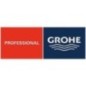 Mitigeur d’évier Grohe Eurosmart avec douchette extractible saillie 227 mm, noir mat