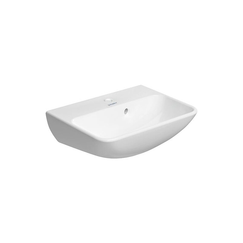 Vasque Duravit ME by Starck 450 x 155 x 320 mm, 1 trou de robinetterie avec trop-plein