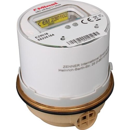 Compteur d’eau radio à capsule Zenner MB3 M76 x 1,5 V2 30°C 2,5 R40V 325 RK MM, wireless M-Bus