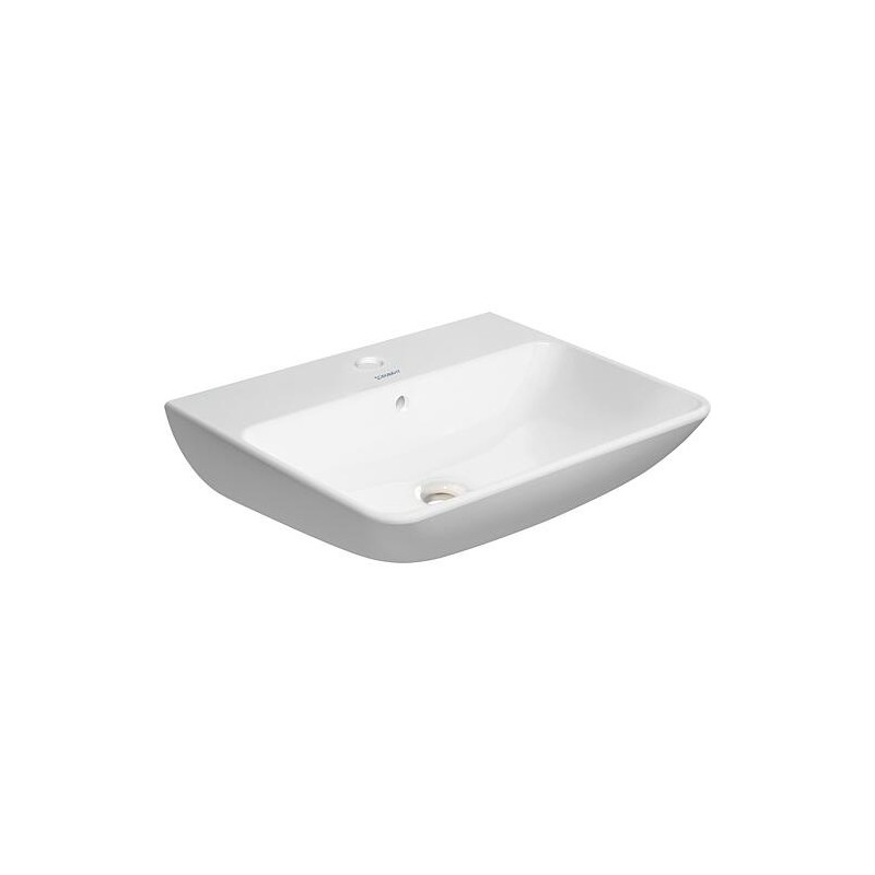 Vasque Duravit ME by Starck 600 x 180 x 460 mm, 1 trou de robinetterie avec trop-plein