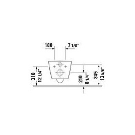 Pack combiné Duravit ME by Starck Compact, WC à fond creux sans bride avec Abattant Softclose