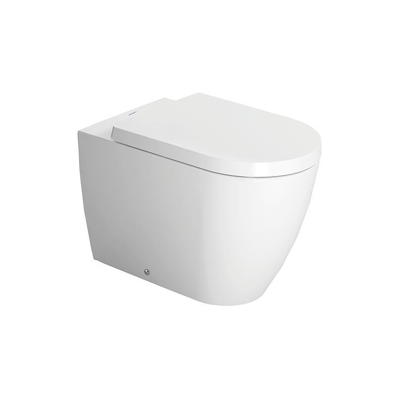 WC sur pied Duravit ME by Starck 370 x 400 x 600 mm, bord de rinçage semi-ouvert, Sortie horizontale