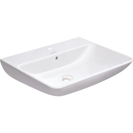 Vasque Duravit ME by Starck 650 x 180 x 490 mm, 1 trou de robinetterie avec trop-plein