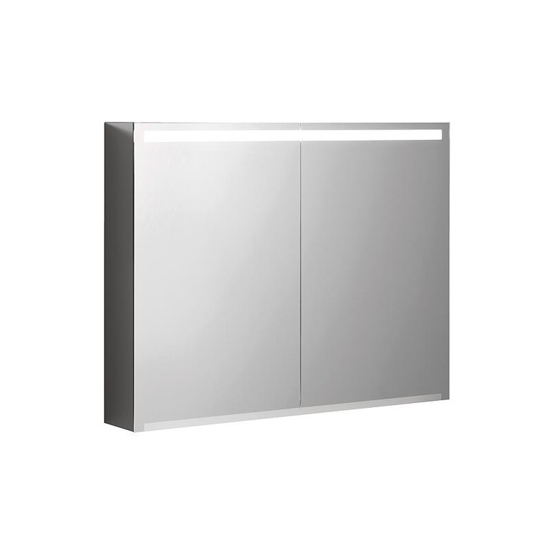 Armoire à glace Geberit Option avec éclairage LED, 2 portes, 900x700x150mm