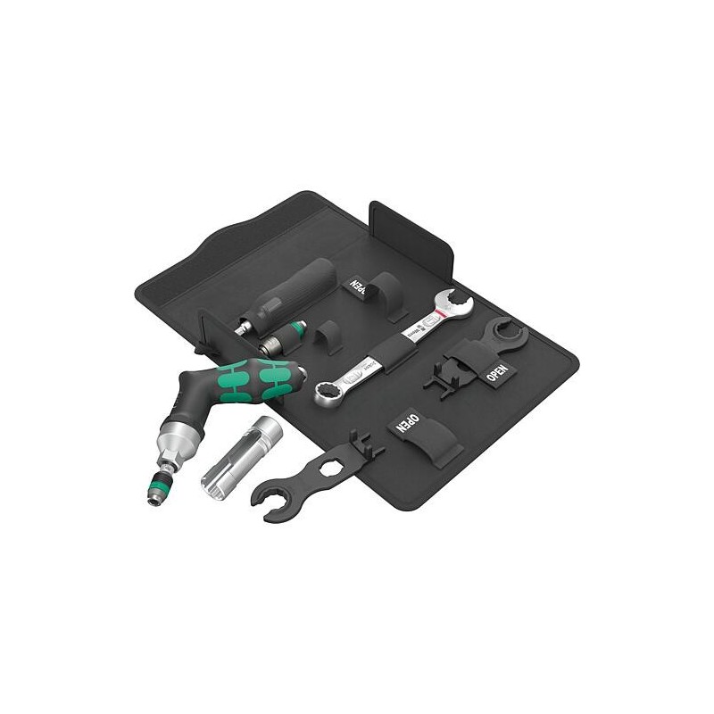 Kit d’outils WERA pour le montage photovoltaïque, 7 pièces