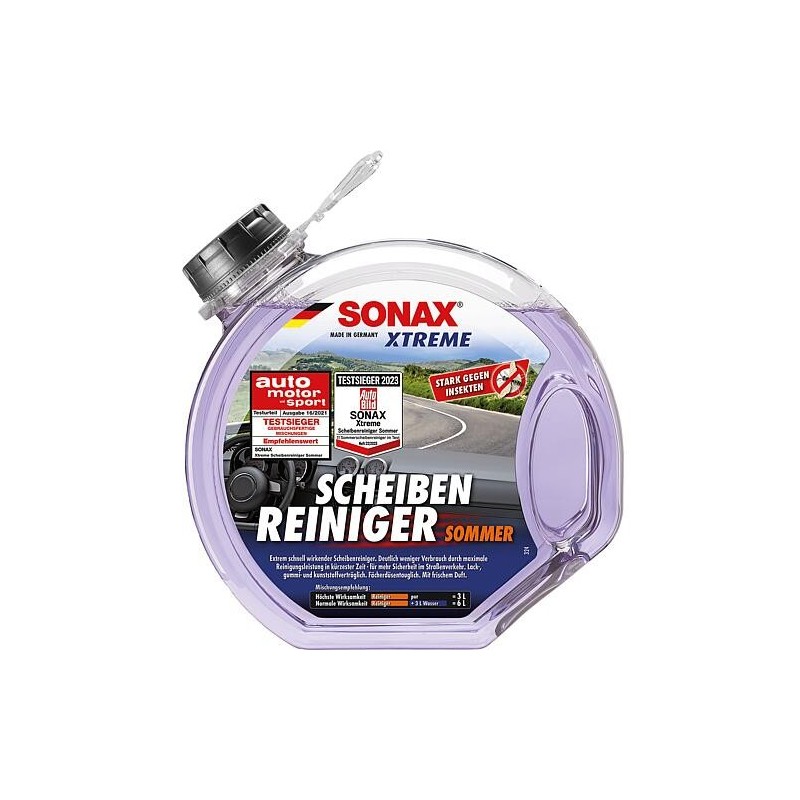 Nettoyant vitres SONAX XTREME, bouteille 3L ronde