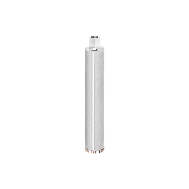 Couronne de forage au diamant à eau soudée au laser, raccord : 1 1/4 » UNC, taille : 132x450 mm