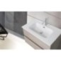 Kits de meubles de salle de bain Kora 2 tiroirs blanc frêne largeur 805 mm