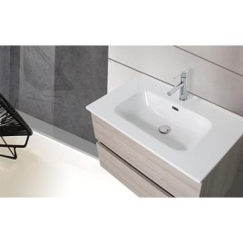 Kits de meubles de salle de bain Kora 2 tiroirs Château chêne largeur 805 mm