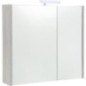 Armoire à glace Akira avec éclairage LED, 2 portes, mélèze, 800x700x155mm