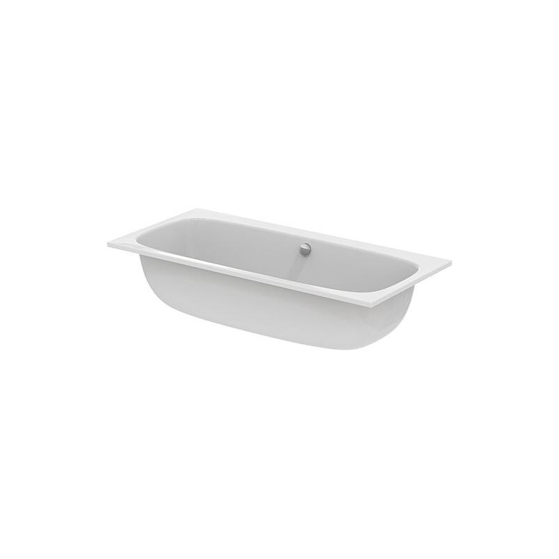 Baignoire duo Ideal Standard i.life lxhxp : 1900x450x900mm, capacité : 400 l, acrylique blanc