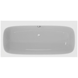 Baignoire duo Ideal Standard i.life lxhxp : 1900x450x900mm, capacité : 400 l, acrylique blanc