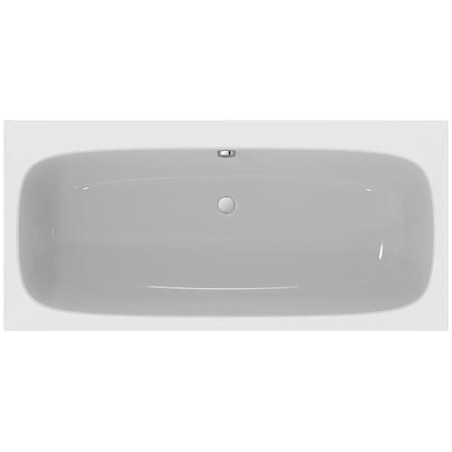 Baignoire duo Ideal Standard i.life lxhxp : 1900x450x900mm, capacité : 400 l, acrylique blanc