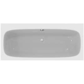 Baignoire duo Ideal Standard i.life lxhxp : 1900x450x900mm, capacité : 400 l, acrylique blanc