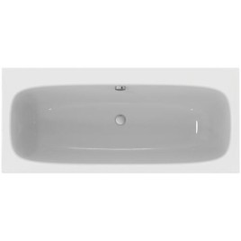 Baignoire duo Ideal Standard i.life lxhxp : 1900x450x900mm, capacité : 400 l, acrylique blanc