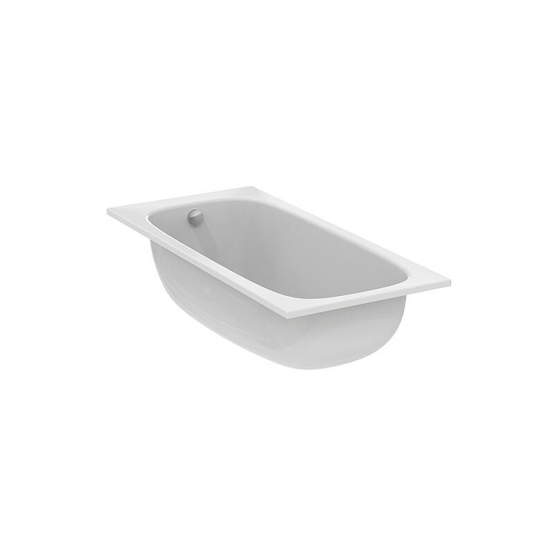 Baignoire de forme corporelle Ideal Standard i.life lxhxp : 1700x450x800 mm, capacité : 270 l, acrylique blanc