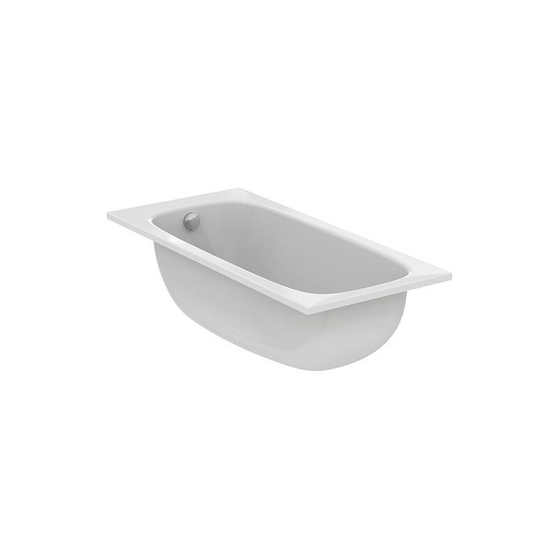 Baignoire de forme corporelle Ideal Standard i.life lxhxp : 1700x450x750 mm, capacité : 230 l, acrylique blanc