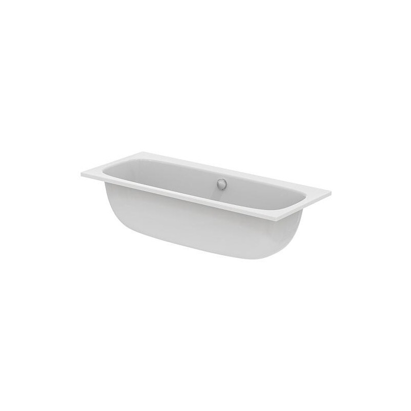 Baignoire duo Ideal Standard i.life lxhxp : 1700x450x750mm, capacité : 280 l, acrylique blanc