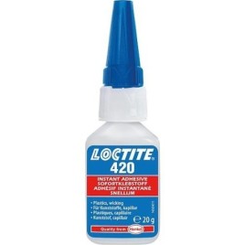 Colles instantanées pour plastiques LOCTITE® 420 (capillaire) Flacon doseur de 20g