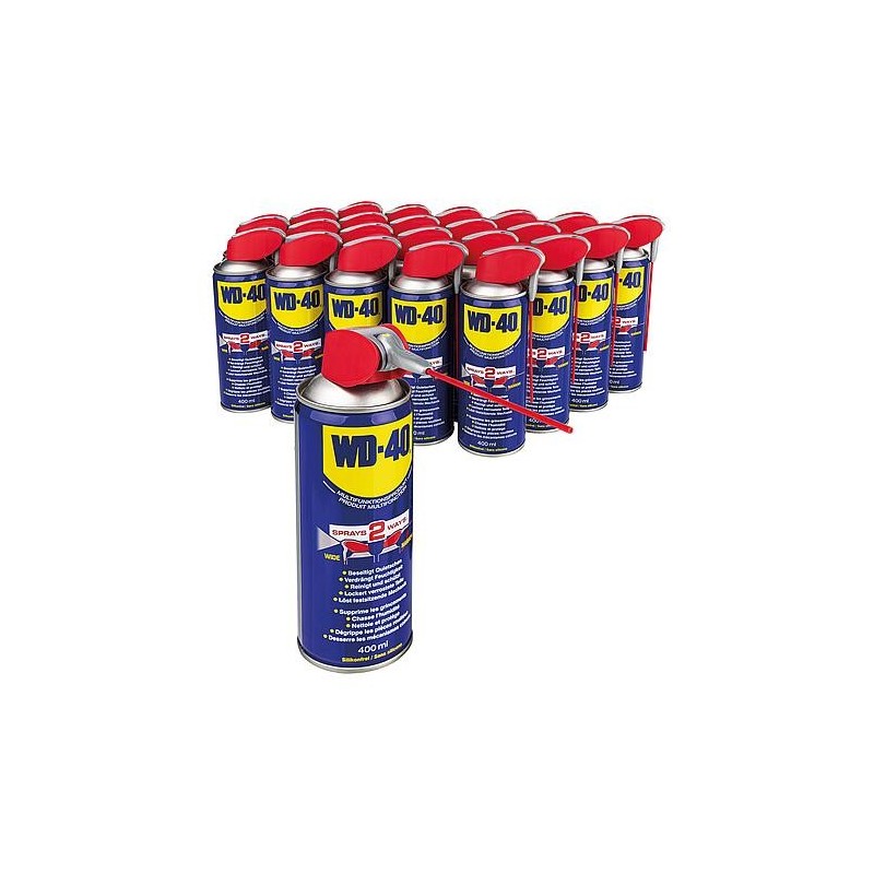 Pack promotionnel WD-40 : 24x Huiles multifonctionnelles Smart Straw 400ml