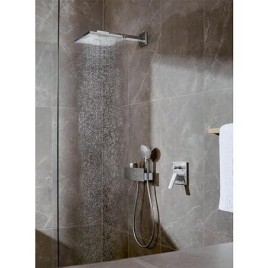 Tête de douche Raindance E 300 1jet de Hansgrohe 300 x 300 mm, avec bras de douche 390 mm