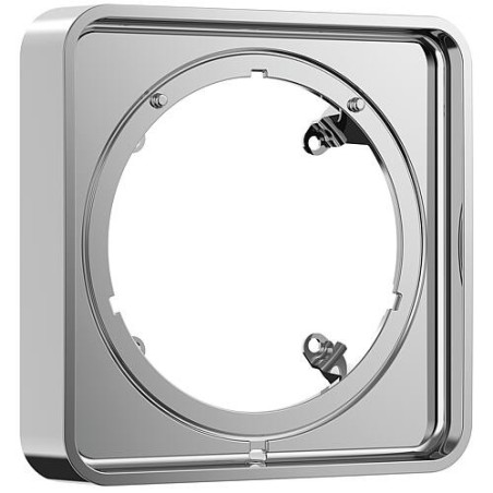 Rosace de rallonge 22 mm Hansgrohe pour iBox universal 2, arrondie, chrome