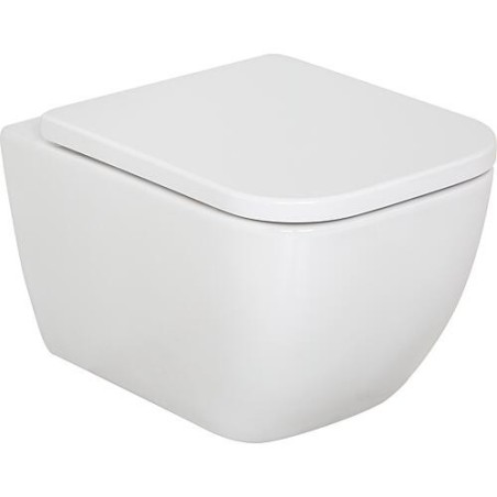 WC suspendu à fond creux Angara LxHxP : 360 x 355 x 510 mm Sans bride Céramique blanche