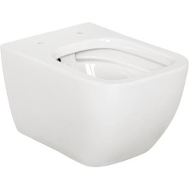 WC suspendu à fond creux Angara LxHxP : 360 x 355 x 510 mm Sans bride Céramique blanche