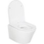 WC suspendu à fond creux Amur lxhxp : 360 x 350 x 530 mm Sans bride, Céramique blanche