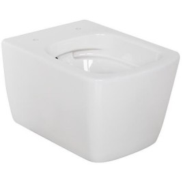 WC suspendu à fond creux Aldoma lxhxp : 360x355x500 mm Sans bord de chasse Céramique blanche