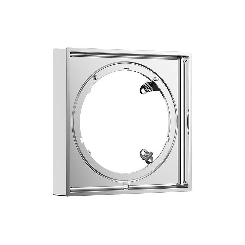 Rosace de rallonge 22 mm Hansgrohe pour iBox universal 2, carré, chrome